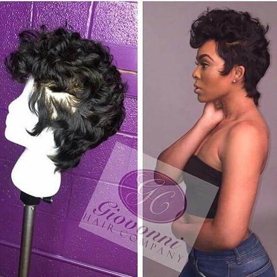 hairstyle pixie wig style