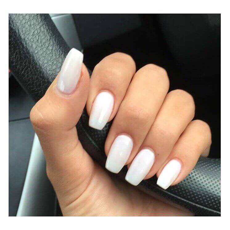white coffin nails