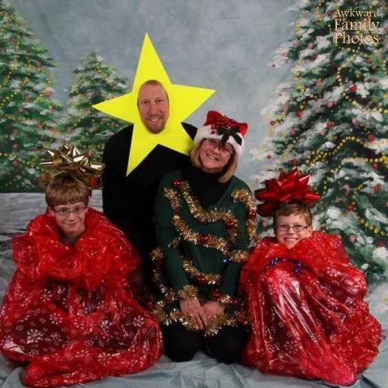 bad ideas for family christmas picture
