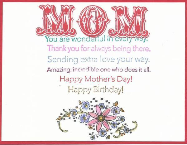 birthday messages for amazing mother