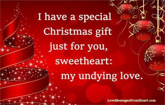 christmas images with love messages for sweetheart