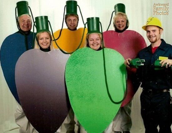 hilarious bad family diy christmas card photo ideas