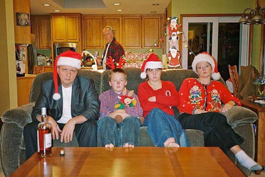bad family christmas pictures