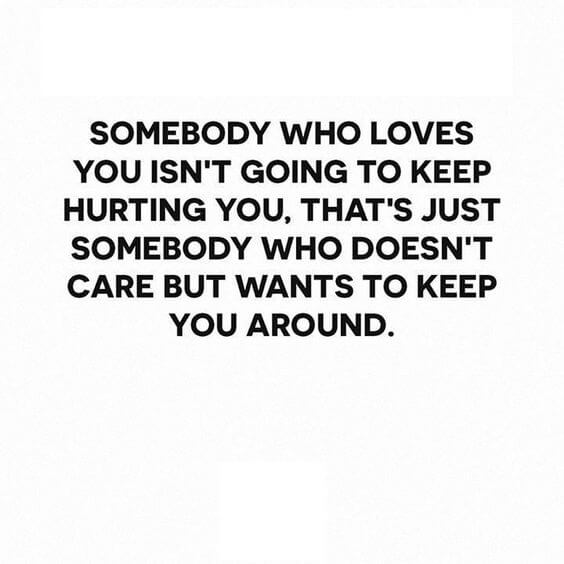 hurting love quote image