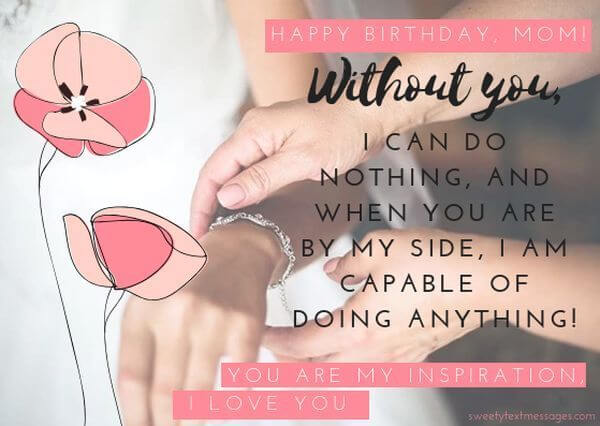 inspiring birthday messages for mom