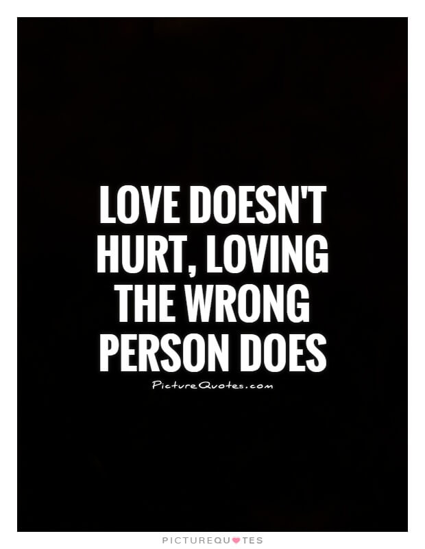 hutful quotes about loving the wrong person