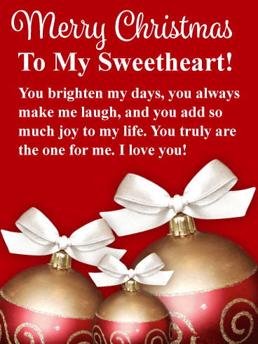 merry christmas quotes images for sweetheart