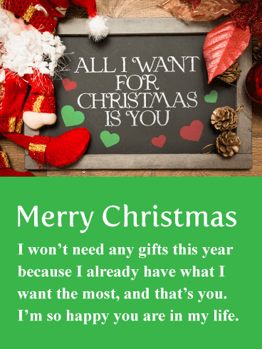 romantic merry christmas messages