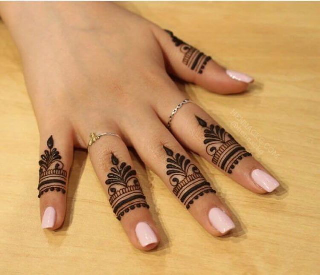 30+ Ring Style Mehndi Designs for Hands – EntertainmentMesh