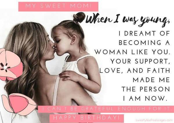 sweet birthday quotes for mom