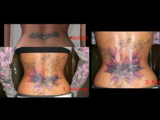 Lower Back Tattoo Cover Ups / Before and After Tattoo | Cover Up Tattoo From Tribal ... - The motherland of cover up is considered to be japan.