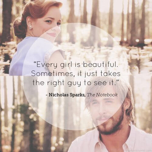 famous love movie The Notebook cute romantic love quote