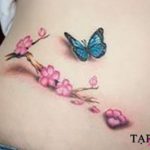 stomach tattoos for females