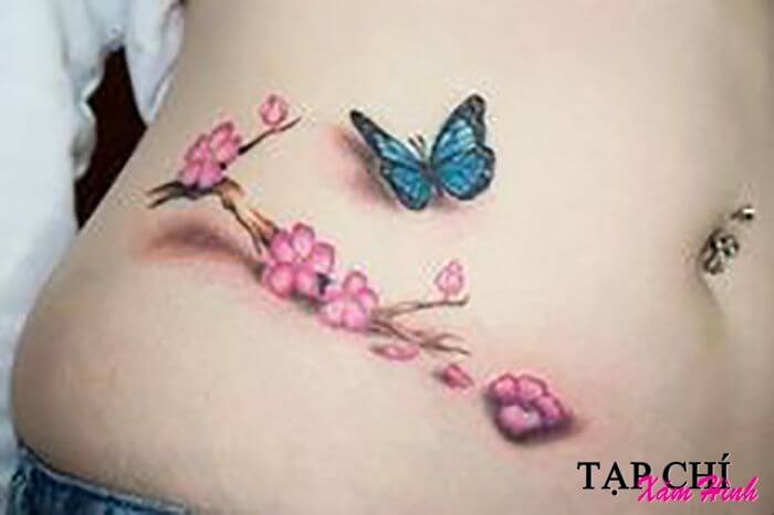 stomach tattoos for females