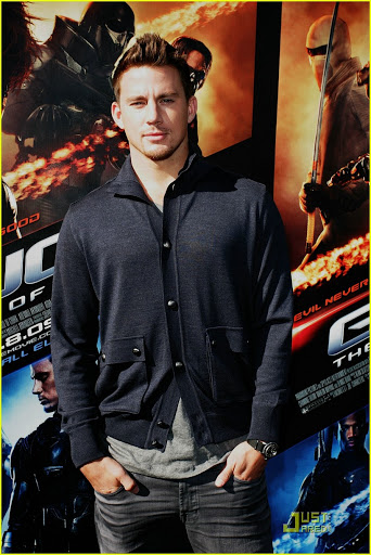 Channing Tatum's faux hawk cut