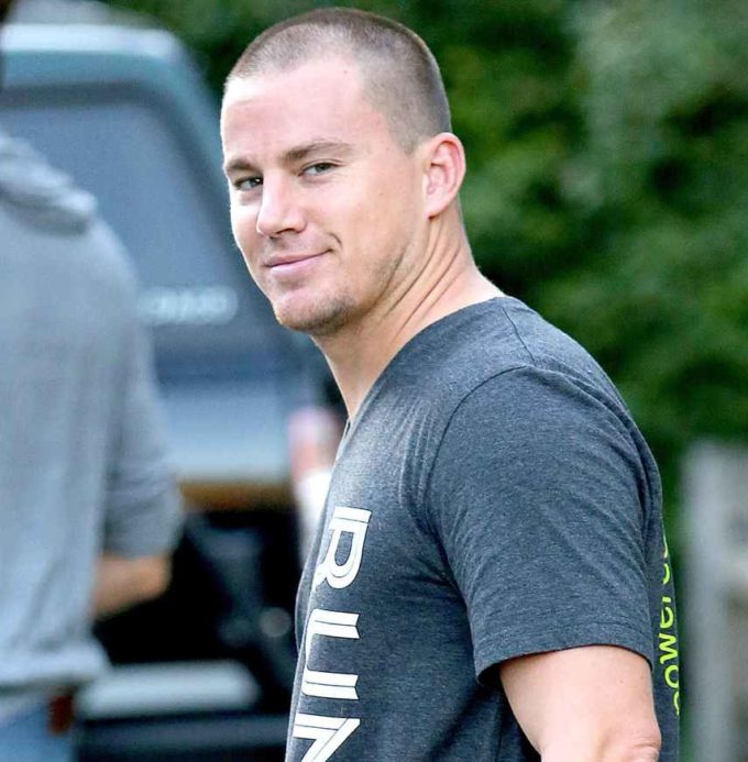 Channing Tatum's shaved haircut