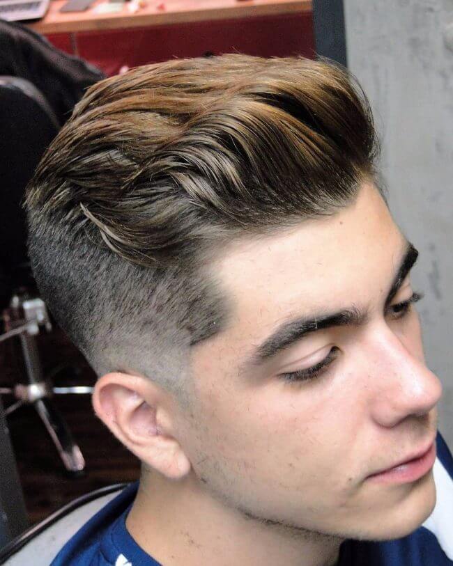 1950's men the quiff haircut
