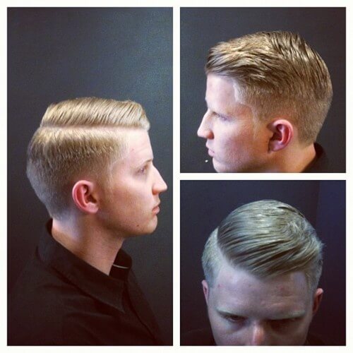 1950’s men’s fade haircut