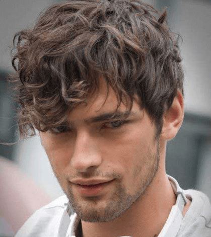 curly angular fringe
