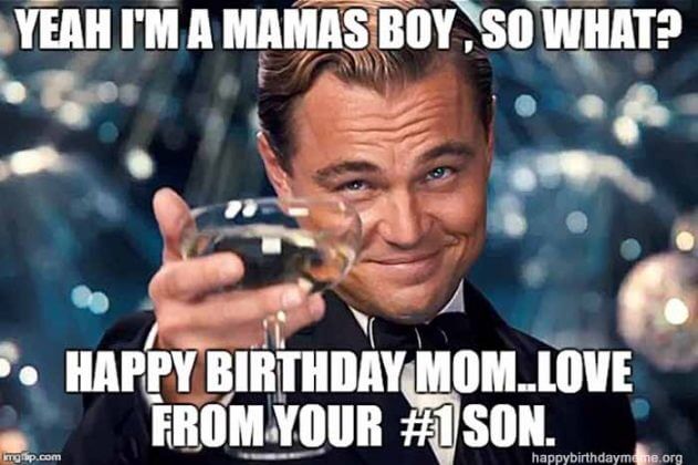 from your #1 son happy birthday meme for mom