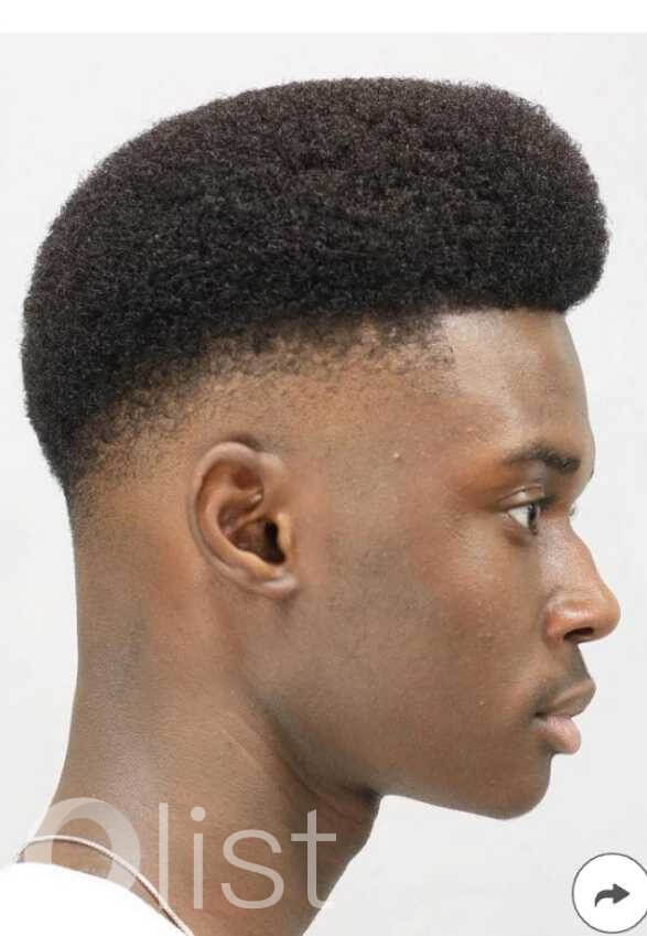high fade afro haircut