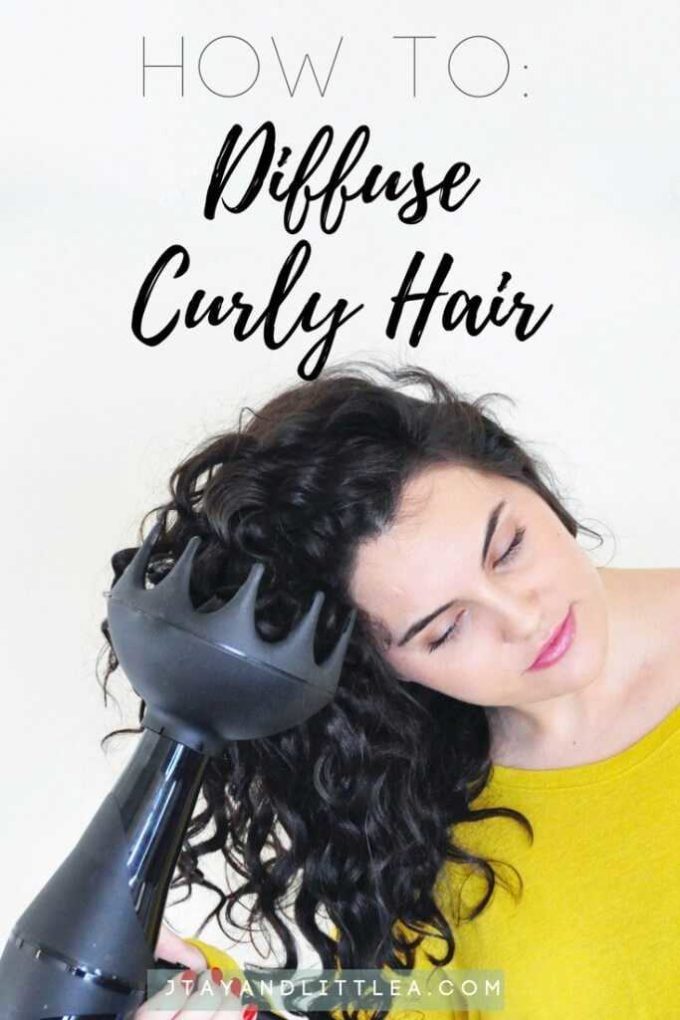how to diffuse wavy hair