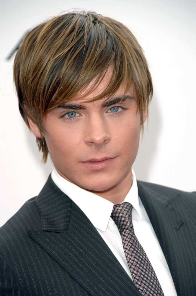 long fringe haircut male