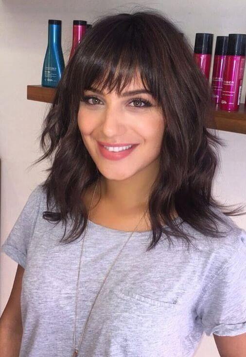medium length choppy layered haircut