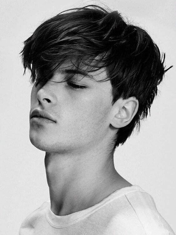 messy fringe mens