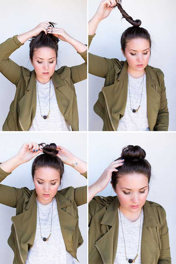 wavy bun
