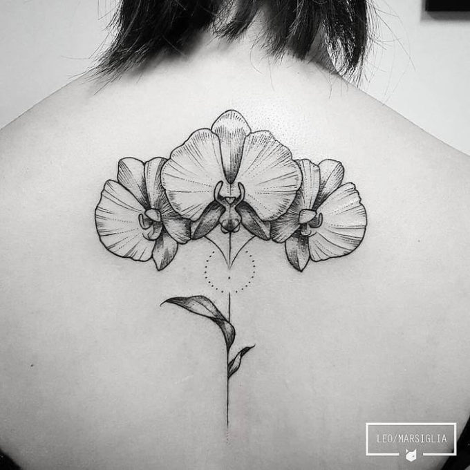 65+ Orchid Flower Tattoo Designs with Meaning EntertainmentMesh