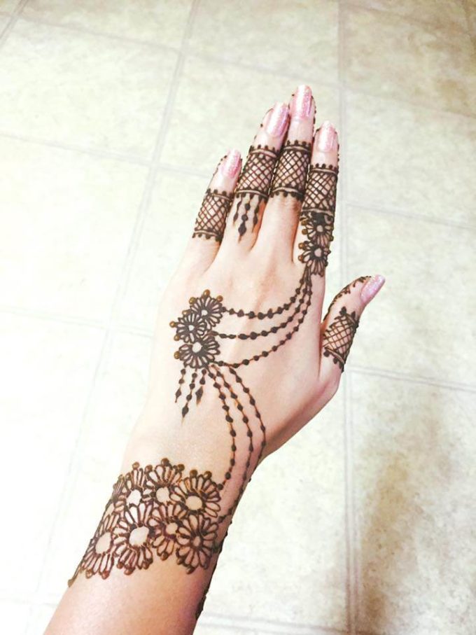 Unique Trendy Chain Mehndi designs EntertainmentMesh