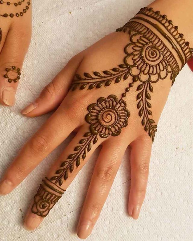 Unique Trendy Chain Mehndi Designs EntertainmentMesh unique-trendy-chain-mehndi-designs-entertainmentmesh