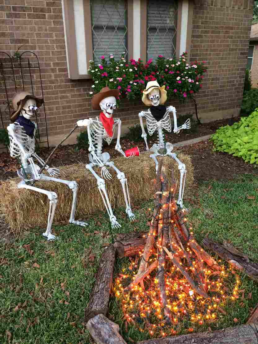 halloween skeleton decoration ideas