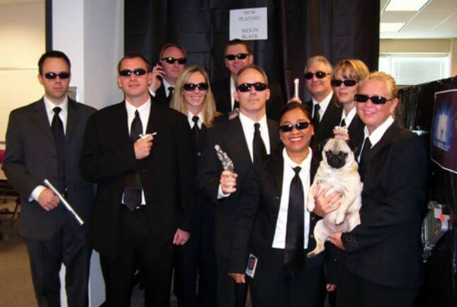 cheap diy men in black group halloween costume ideas