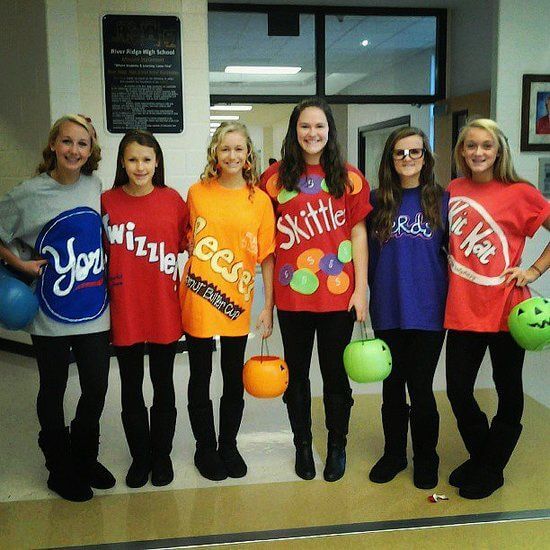 diy trick or treat group halloween costume ideas for 6
