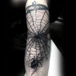 spider web tattoo