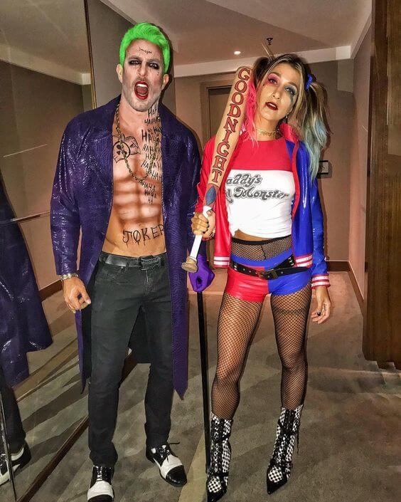 Joker and Harley Quinn couples Halloween costume