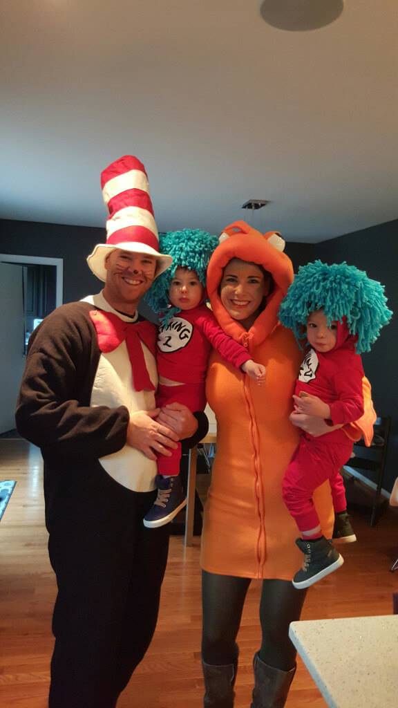 cat in the hat family halloween costumes ideas