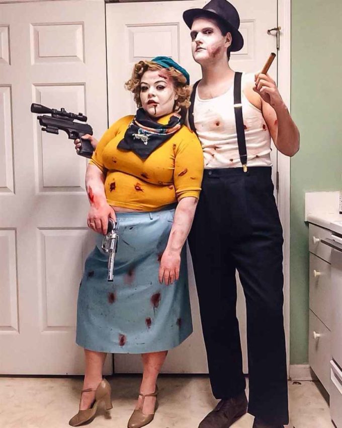 diy bonnie elizabeth parker plus size halloween costume idea
