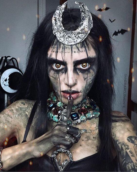 diy scary suicide squad enchantress halloween costume idea