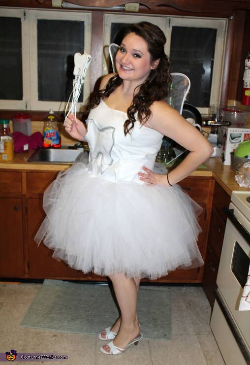 tooth fairy homemade plus size halloween costume idea