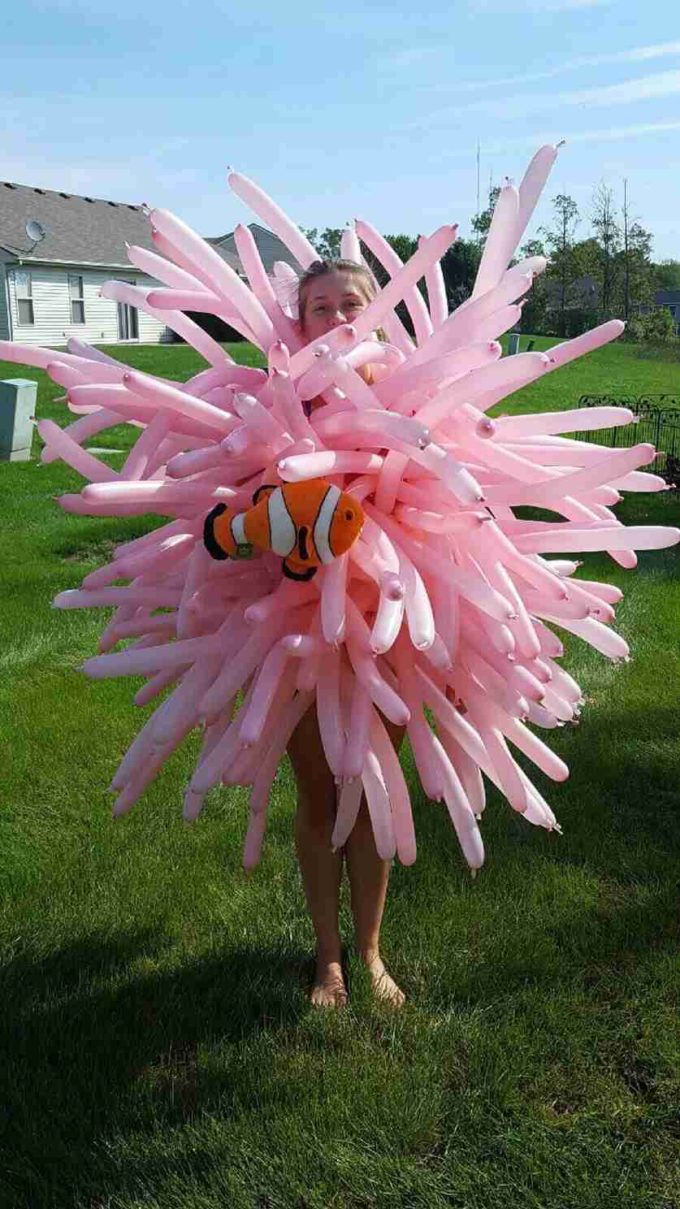 finding nemo sea urchin costume idea for halloween