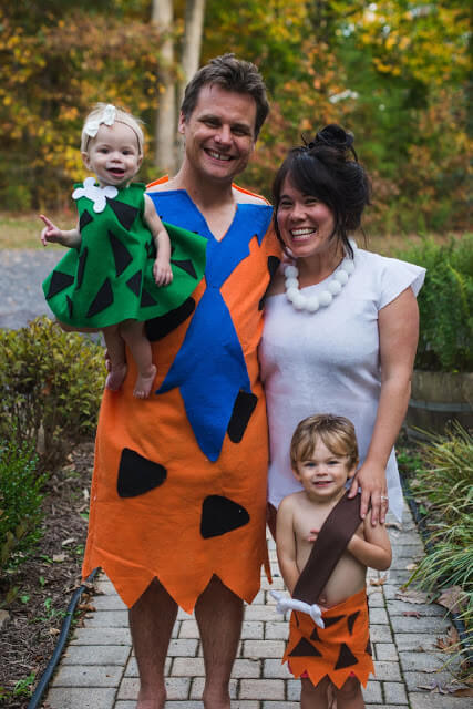 flintstones family halloween costumes ideas