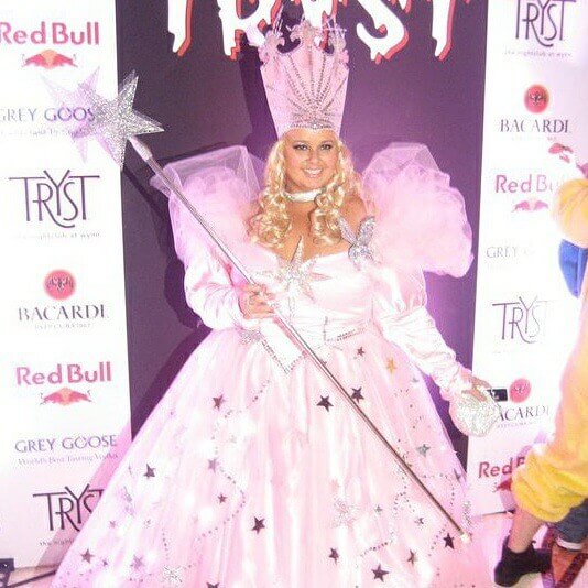 homemade wizard of oz glinda the good witch costume idea