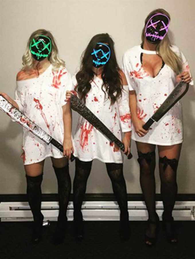 Easy Group Purge Halloween Costumes Ideas Entertainmentmesh