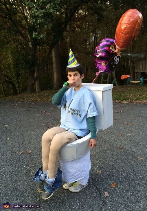 party pooper funny costume idea for halloween