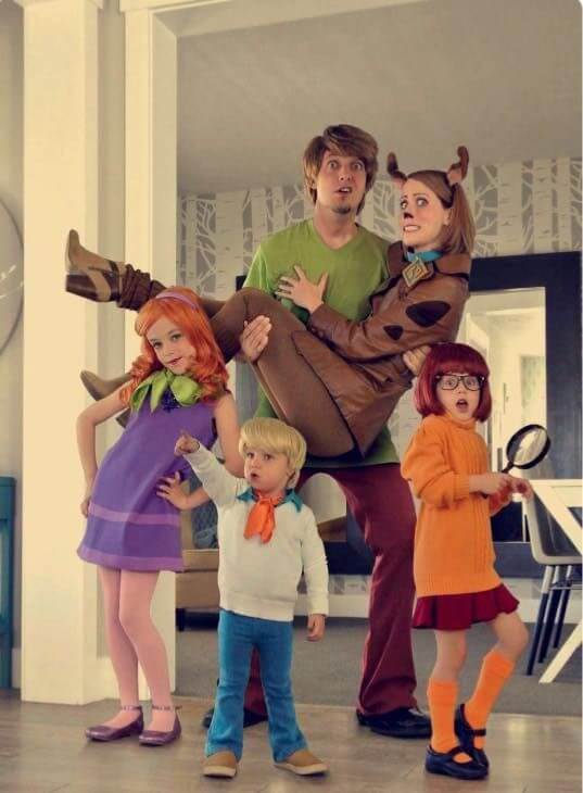 scooby doo family halloween costumes ideas
