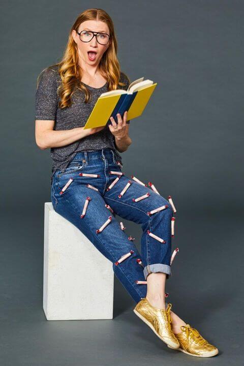 diy last minute smartie pants halloween costume idea