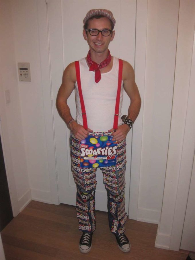smarty pants punny halloween costume idea for men